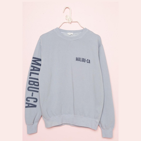blue malibu sweatshirt